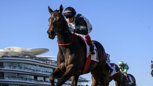 Jockey Craig Williams will ride a “tougher” Mr Brightside in Saturday’s Group 1 CF Orr Stakes at Caulfield. Picture: Getty Images