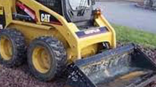 A man has been taken to hospital after a bobcat ran over his foot at a South Nanango workplace on Tuesday. Photo: Contributed