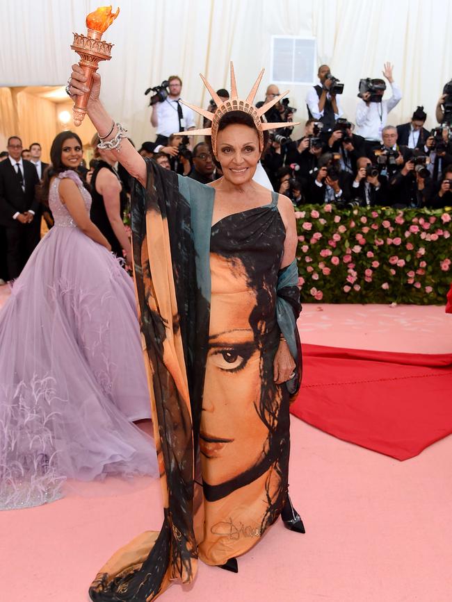 Liberty! Diane von Furstenberg. Picture: AFP