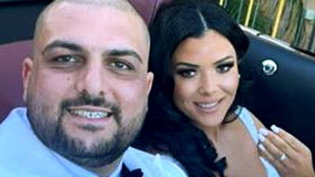 Robbie Awad (left) is charged over the death of his new bride Marina Morgan (right) on Hamilton Island in June 2022.