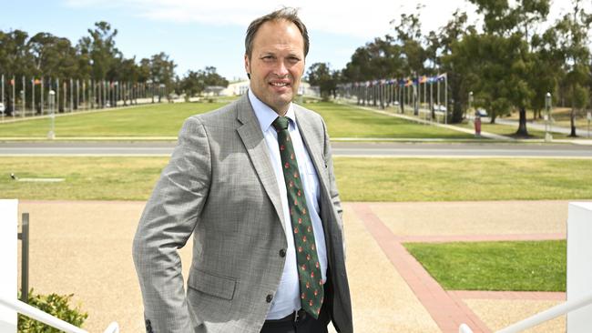 CANBERRA, AUSTRALIA, NewsWire Photos. OCTOBER 25, 2023: New National Farmers Federation president David Jochinke at Old Parliament House in Canberra. Picture: NCA NewsWire / Martin Ollman