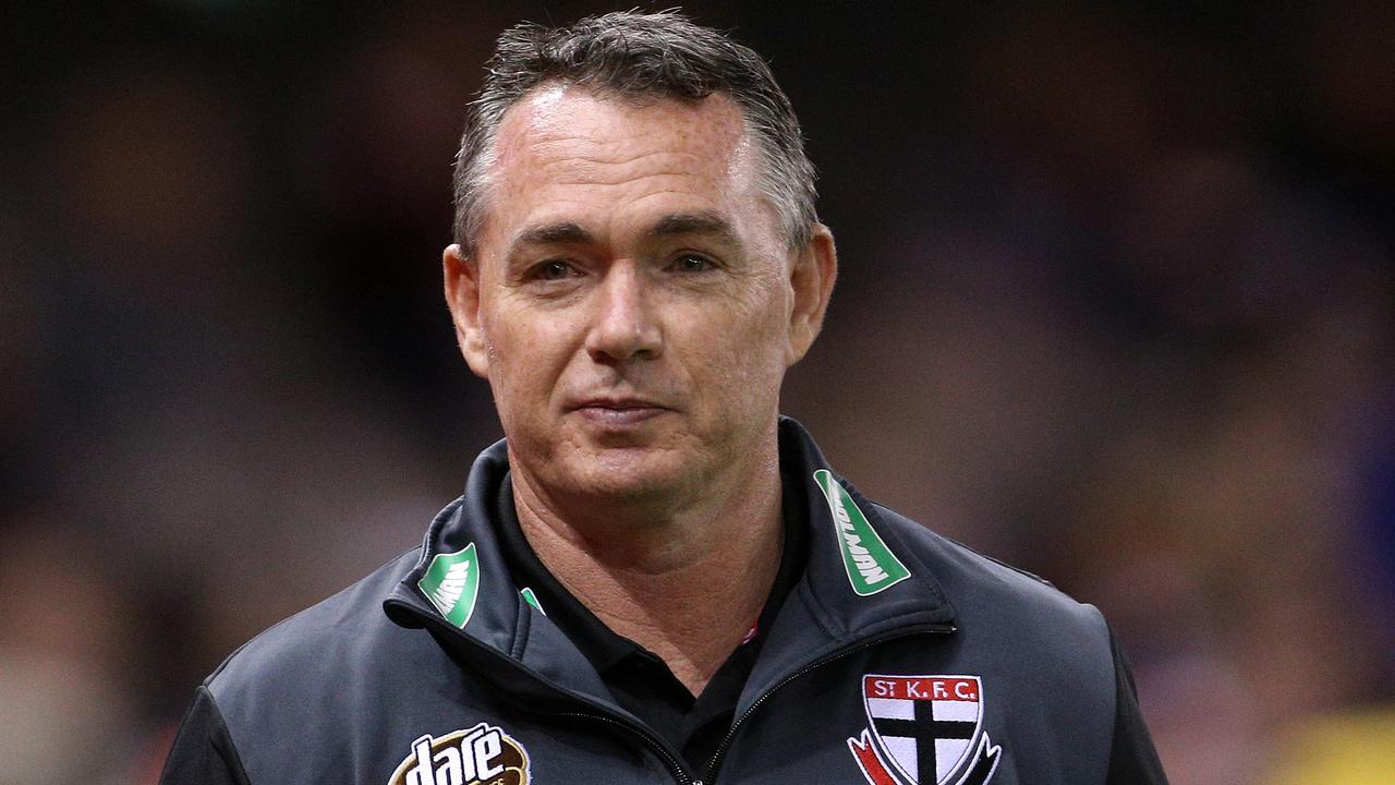 Alan Richardson’s coaching future at St Kilda appeared to be in question early on Monday. (AAP Image/Julian Smith)