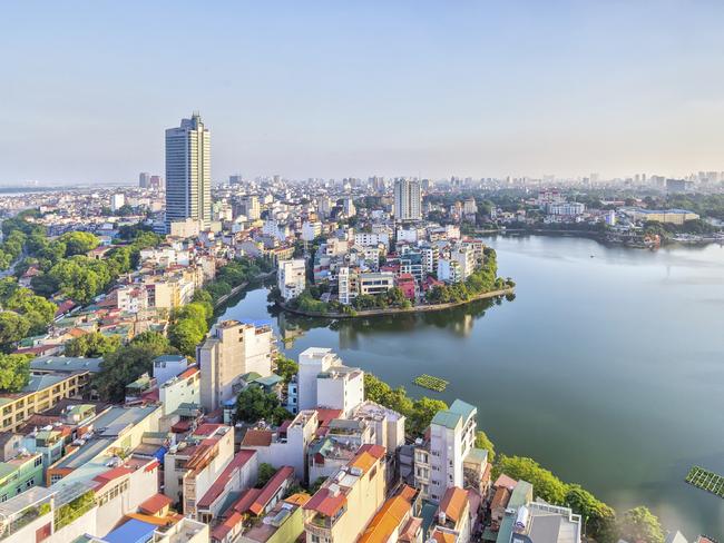 Westlake in Hanoi, Vietnam.