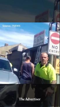 Shocking footage of moment metal yard worker run down