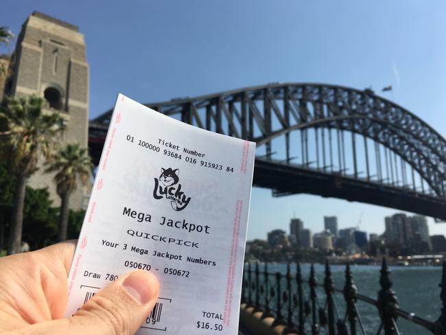 A Chatswood dad is planning an ‘outrageous holiday’ after today discovering he is now over $96 million richer from winning the Jackpot Prize in Lucky Lotteries Mega Jackpot.