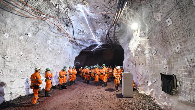 BHP’s underground mine at Olympic Dam. Picture: David Mariuz/AAP