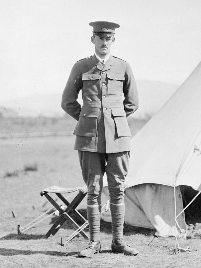 Captain Ivor Margetts, 24, from Wynyard was killed in action at Pozieres on July 23, 1916. Picture: AUSTRALIAN WAR MEMORIAL