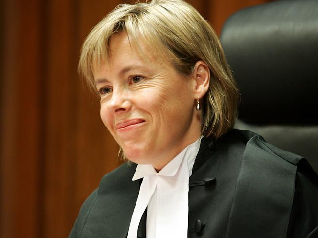 Tasmania's newest Supreme Court judge, Justice Helen Wood, who was sworn in today