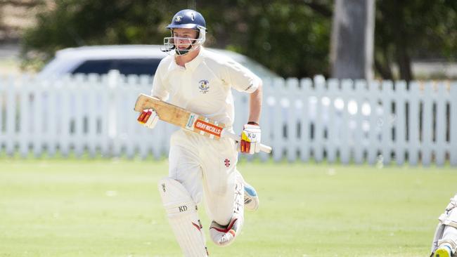 Marist Brothers batsman Tom Magee. (AAP Image/Richard Walker)