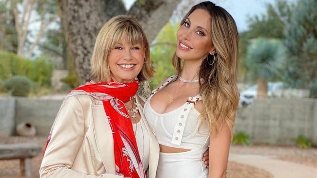 Chloe Lattanzi with her mum Olivia Newton-John. Picture: Instagram