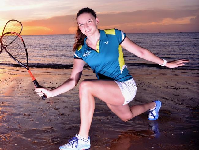 Northern Territory squash players Jessica Osborne and Joseph White