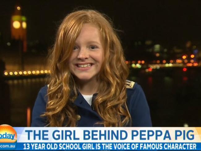 The gorgeous Harley Bird chatted all things Peppa with Karl on the Today show.