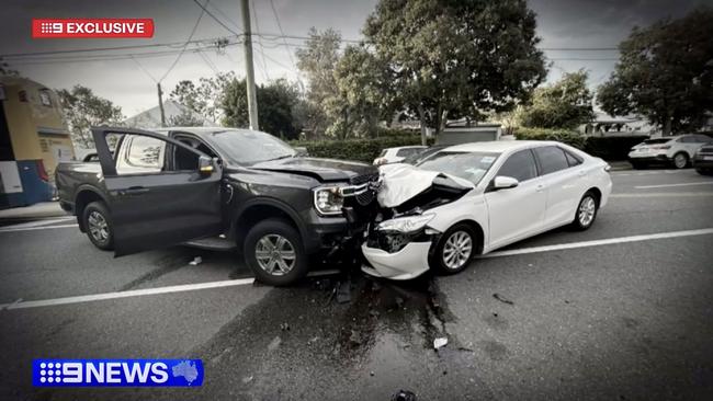 Car crash involving Ezra Mam and an Uber driver in Bardon.