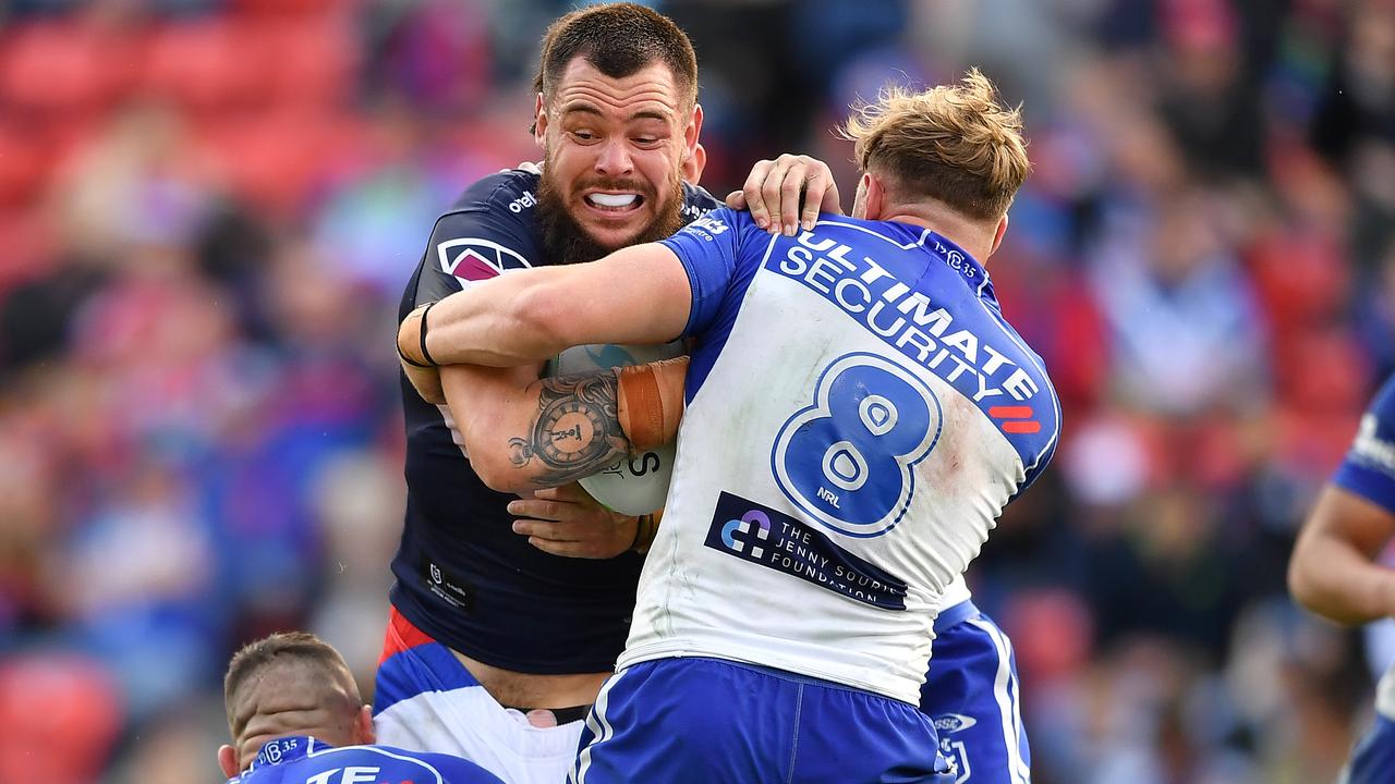 David Klemmer adds some grunt to the Tigers. Picture: NRL Photos