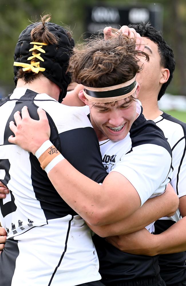 AIC First XV rugby union between Iona College and St Edmund's College. Saturday May 4, 2024. Picture, John Gass