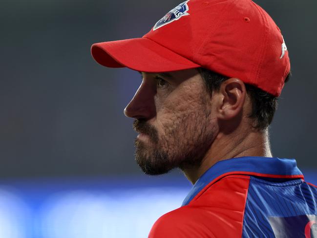 Starc was involved in the game last week that was called off when air raid sirens were heard in the background. Picture: Getty