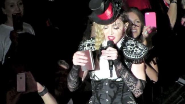 Madonna and flask. Picture: Splash