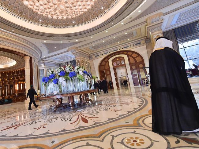 The Ritz-Carlton Hotel boasts chandelier-studded ballrooms and has hosted some of the world’s most high-profile guests. Picture: Picture: Giuseppe Cacace/AFP