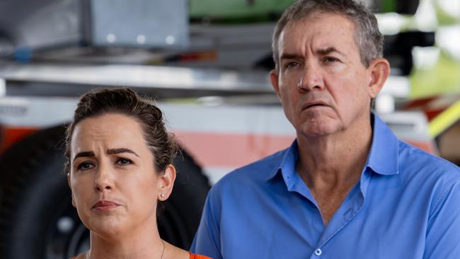 Lia Finocchiaro Chief Minister of the Northern Territory and Gerard Maley Deputy Chief Minister will attend a leading resource and energy conference in Brisbane. Picture: Pema Tamang Pakhrin