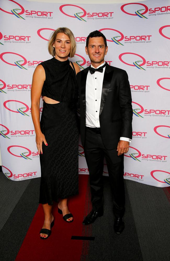 Queensland Sport Awards &amp; Hall of Fame Presentation socials – Leoni and Jamie Dwyer Picture David Clark