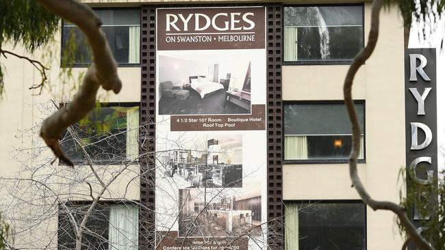 Rydges on Swanston is linked to Melbourne's coronavirus outbreak. Picture: Getty Images.