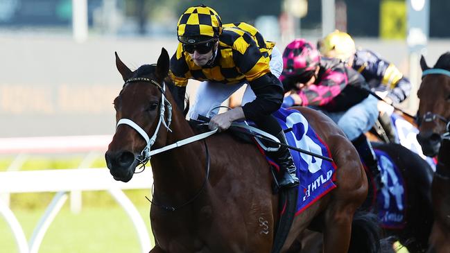 Joliestar resumed with an explosive win in the Show County Quality at Randwick. Picture: Getty Images