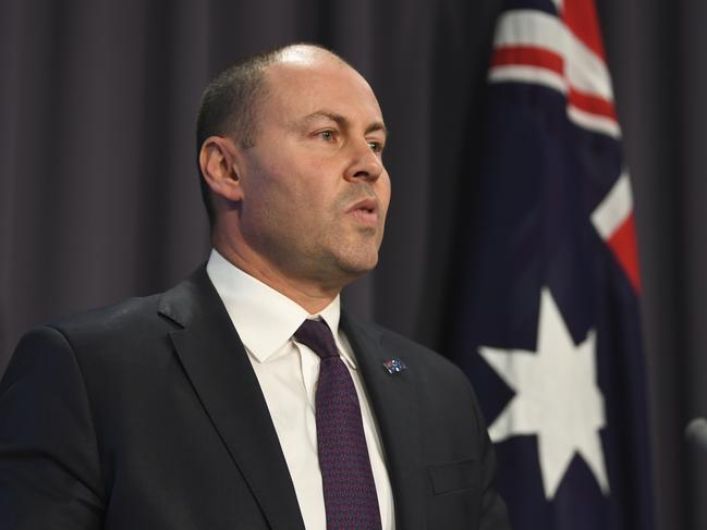 Federal Treasurer Josh Frydenberg is also on board. Picture: AAP Image/Lukas Coch