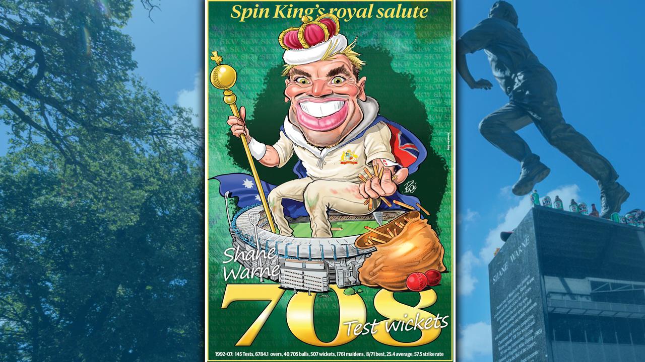 Download your commemorative Shane Warne poster.