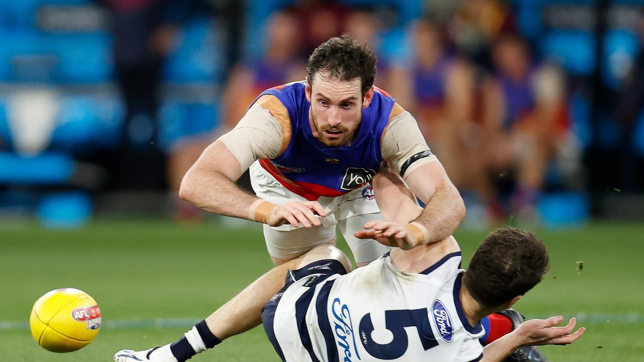 Darcy Gardiner was one of the Lions’ best in their preliminary final loss but is yet to re-sign for next year. Picture: Getty Images