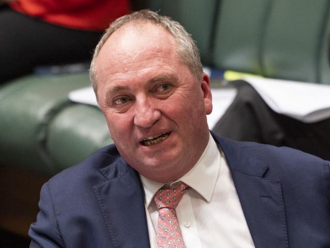 CANBERRA, AUSTRALIA - NewsWire Photos JUNE 24 2021: Deputy Prime Minister of Australia Barnaby Joyce during Question Time at Parliament House in Canberra. Picture: NCA NewsWire / Martin Ollman