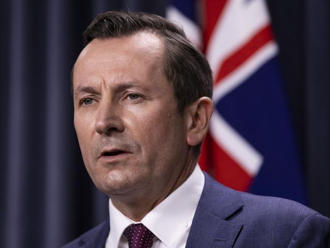 Western Australian Premier Mark McGowan has issued a warning about crossing flooded roads. Picture: Matt Jelonek/Getty Images