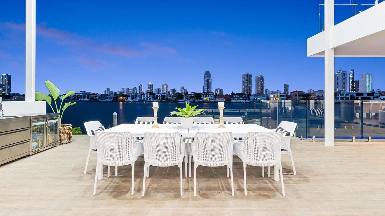 Stunning views from the Surfers Paradise mansion which has been put up for sale by Nicole Bricknell.