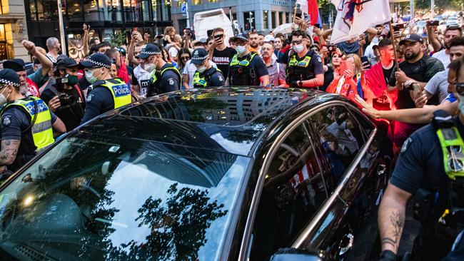 Protesters took to Melbourne’s streets during the 10-day legal saga.