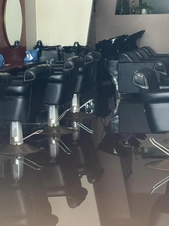 Maddies Hair Bar hair and beauty salon on Lannercost Street in the Ingham CBD during the Hinchinbrook flood disaster. Picture: Supplied
