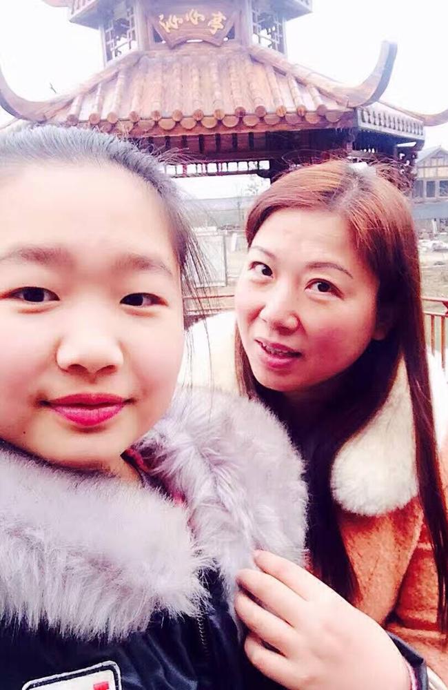 Xinyu Yuan and her mother, Ma Li Dai, who were killed in a fatal car crash. Picture: Supplied