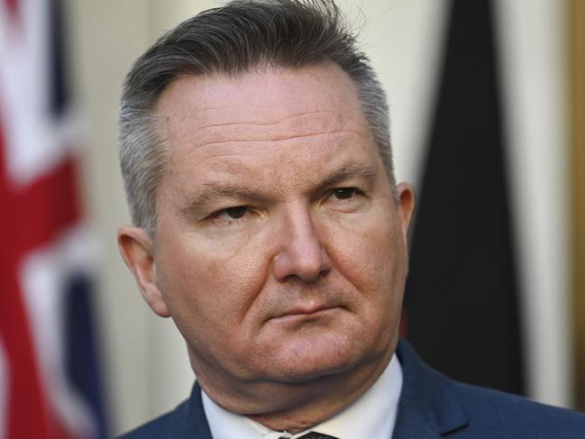 Chris Bowen still claims wind and solar is the ‘cheapest’ power. Picture: Martin Ollman