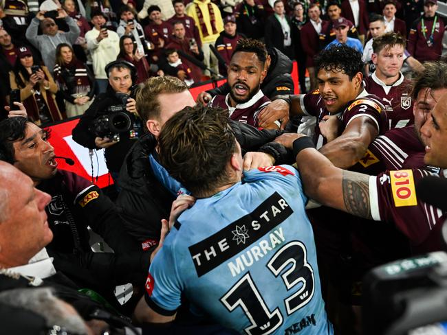 SOO 2024 RD03 Queensland v New South Wales - Cameron Murray, melee. Pictire: NRLPhotos