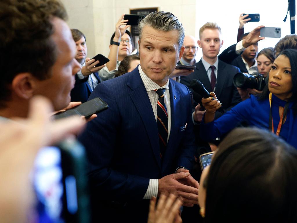 Donald Trump's nominee to be Secretary of Defence Pete Hegseth is facing new claims of alcohol abuse. Picture: AFP