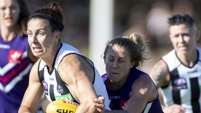 Ashl Brazill was concussed against Fremantle in Round 3. Pic: AAP 