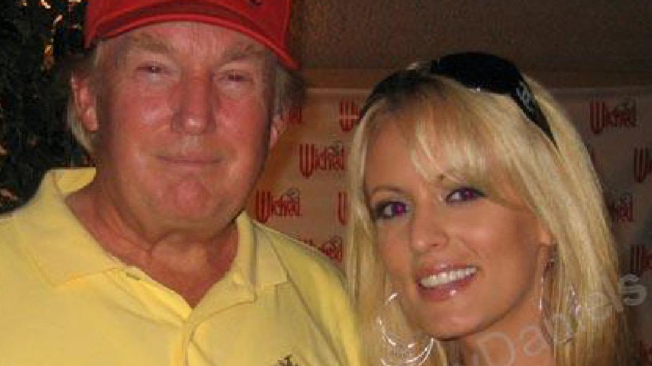 Donald Trump with Stephanie Clifford, whose stage name is Stormy Daniels, in a 2006 photo uploaded to her Myspace.com account.