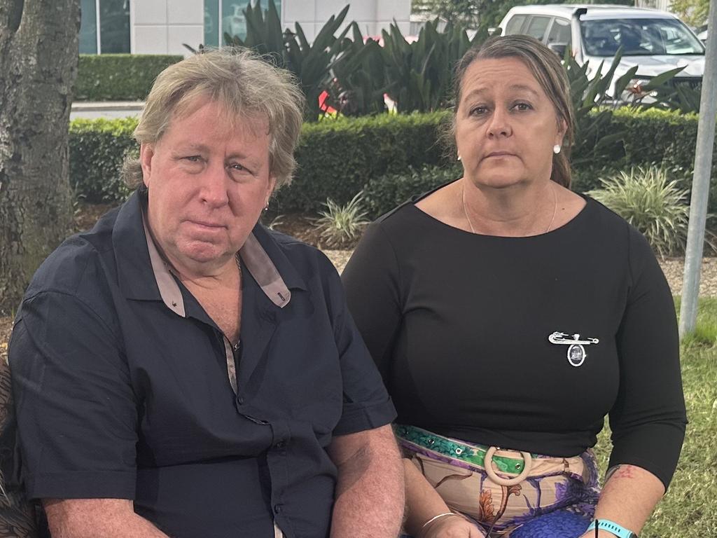 Cohn Evans’ parents Jason and Dolly Evans.