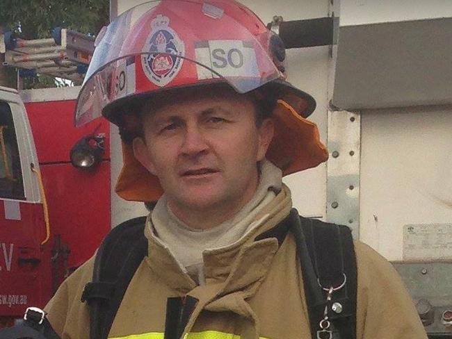 Firefighter Darin Sullivan said his brother-in-law had been exposed to smoke, chemicals and firefighting foam for 25 years.