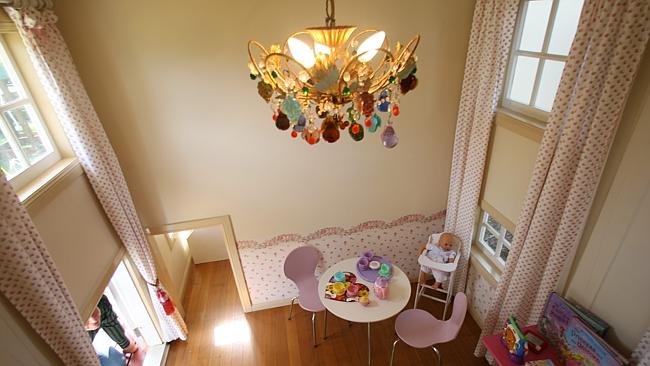 INSIDE the $50,000 cubby house, Vaughan Bullivant built for his daughter. Picture: Adam Armstrong. 