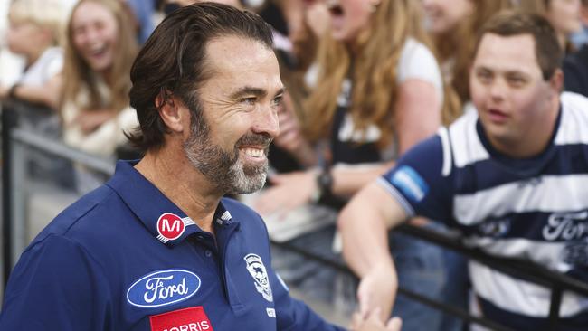 Chris Scott took the Cats to the flag last year. Picture: Getty Images