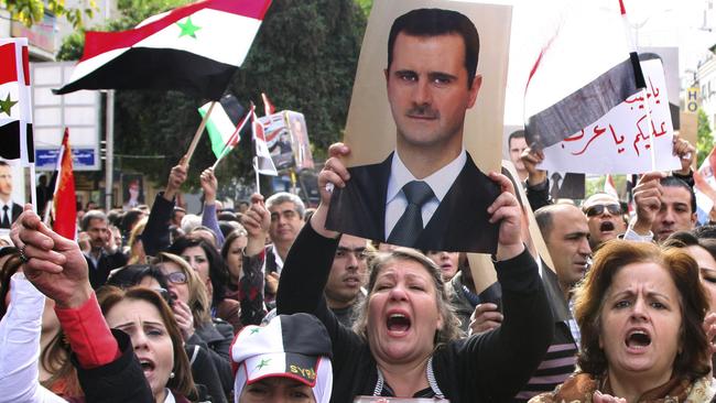 Assad still had plenty of supporters after things really turned ugly in 2011.