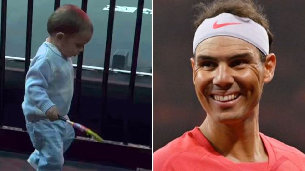 Tennis world melts over Nadal’s kid