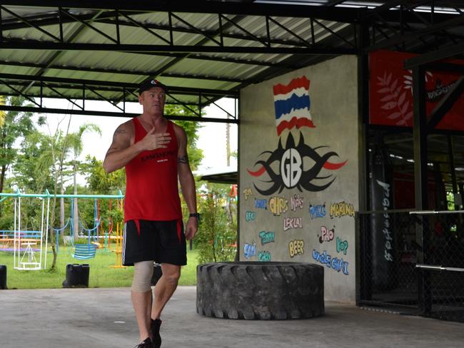 Instructor and owner of the gym Phil Burns.