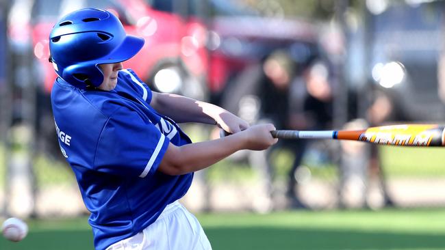 Junior baseball spread - Deakin Blues v Guild-Lara.  Picture: Mike Dugdale