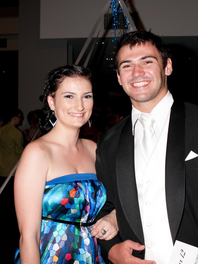 Nicole Eadie and Jeremy Edwards at the 2009 Kormilda College formal. Picture: NT NEWS