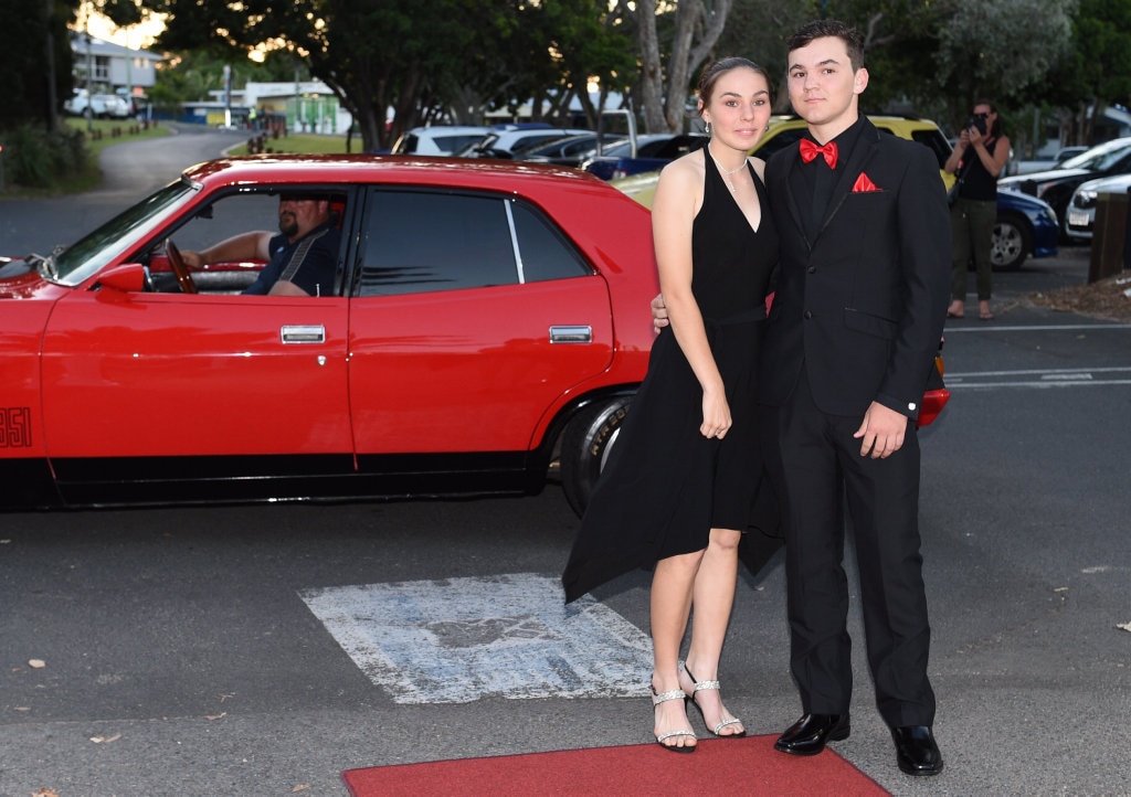 Hervey Bay High formal at the Waterfront - Michael O'Shea and Jemma Brown. Picture: Alistair Brightman